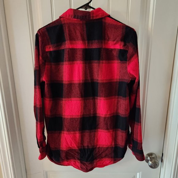 Old Navy Tall "The Boyfriend Shirt" Button Down Flannel - Picture 2 of 3